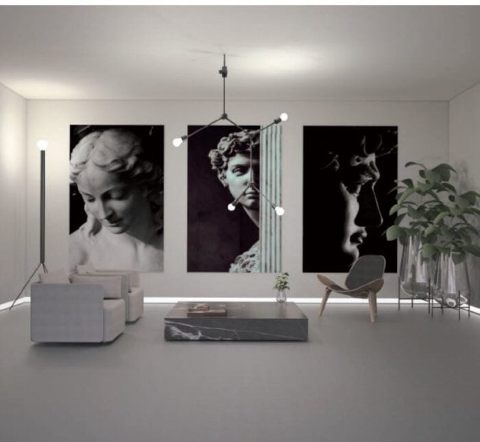 Nama zone 100 sfeerfoto van woonkamer