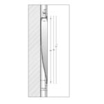 Nama ray60 trimless inbouw gips rechthoek afmeting foto zij aanzicht