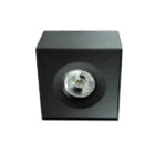 Opbouwlamp dimtowarm zwart 9W