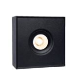 Plafond lamp 8W 60°  Flame dimming 3000~2000K Zwart