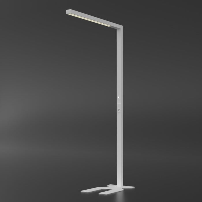 Vloer lamp 81W 3500K USB&230V Socket Wit RAL9016 - Afbeelding 1
