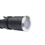 Grond spot 24V 42mm Matt Grijs Ring 2,4W 3000K