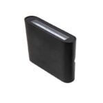 Wand lamp Up & Down 115x90mm Zwart 6,9W 2700K Dim.