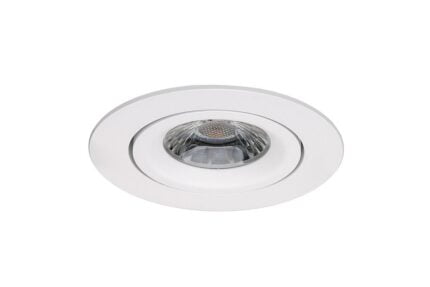 Inbouwspot wit rond Kantelbaar LED 9W IP54 1800-3000K  + driver
