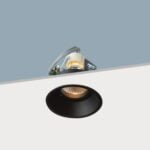 Inbouwspot rond gu10 zwart