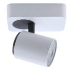 Plafond lamp wit 1l "Vivaro" 12x7cm excl GU10 IP20