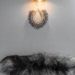 Plafond lamp goud 1l "Rosario" Ø20cm bol goud/helder E27